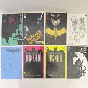 Batman Comic Book Lot Grendel Legends Dark Knight Black White 8ct